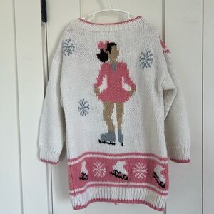 Vintage knit long sweater